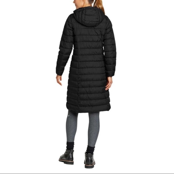 Eddie Bauer Jackets & Blazers - Eddie Bauer Ladies' Hooded Down Duffle Coat, Black (XXL)